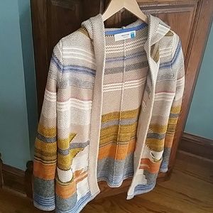 Anthropologie Sparrow soft hooded cardigan